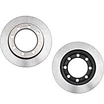 Brake Disc, Plain Surface, Vented, 8 Lugs, 319.02 mm, 4WD, XL, Specialty Truck, Medium Duty & School Bus Series