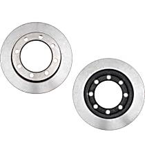 Brake Disc, Plain Surface, Vented, 8 Lugs, 319.02 mm, 4WD, Four Wheel Drive, XLT, 7.3L 8Cyl, R-Line Series