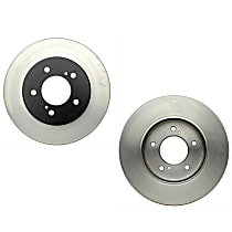SET-RAY66327-2 Front Brake Disc, Plain Surface, Vented, 5 Lugs 276.86 mm OD Specialty Performance Series