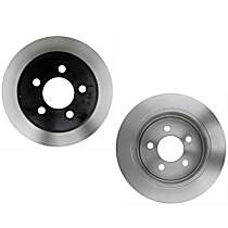 SET-RAY76451-2 Rear Brake Disc, Plain Surface, Solid, 5 Lugs, 284.99 mm,, Specialty Truck, Medium Duty & School Bus Series