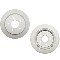 SET-RAY76451FZN-2 Rear Brake Disc, Plain Surface, Vented, 5 Lugs, 284.99 mm,, Element3 Series