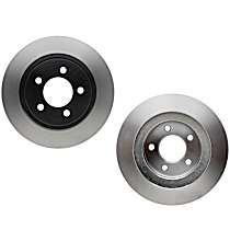 SET-RAY76722-2 Front Brake Disc, Plain Surface, Vented, 5 Lugs, 297.18 mm,, Specialty Performance Series