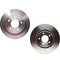 SET-RAY780444R-2 Front Brake Disc, Plain Surface, Vented, 5 Lugs, 279.91 mm,, R-Line Series