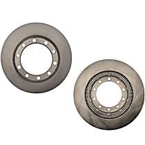 Brake Disc, Plain Surface, Vented, 10 Lugs, 381 mm, Base, 8.0L 8Cyl, R-Line Series - 