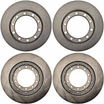 Brake Disc, Plain Surface, Vented, 10 Lugs, 381 mm, Base, 8.0L 8Cyl, R-Line Series