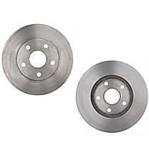 Brake Disc, Plain Surface, Vented, 5 Lugs, 279.15 mm, Non-ABS, With Front Disc Brake, With Rear Disc Brake, 2.4L 4Cyl, R-Line Series