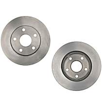 Brake Disc, Plain Surface, Vented, 5 Lugs, 271.02 mm, -Wheel ABS, With Front Disc Brake, With Rear Disc Brake, 2.4L 4Cyl, R-Line Series