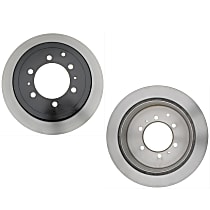 SET-RAY96362-2 Rear Brake Disc, Plain Surface, Vented, 6 Lugs 335.03 mm OD Specialty Performance Series
