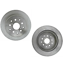 SET-RAY96362R-2 Rear Brake Disc, Plain Surface, Vented, 6 Lugs 335.03 mm OD R-Line Series