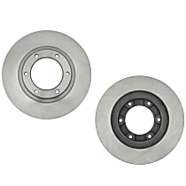 SET-RAY96386R-2 Front Brake Disc, Plain Surface, Vented, 6 Lugs 311.4 mm OD R-Line Series