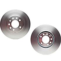 SET-RAY96759R-2 Front Brake Disc, Plain Surface, Solid, 5 Lugs 288.04 mm R-Line Series
