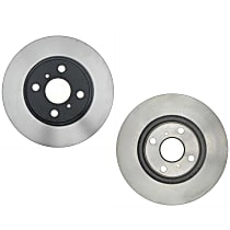 SET-RAY96972-2 Front Brake Disc, Plain Surface, Vented, Specialty Performance Series
