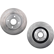 SET-RAY96972R-2 Front Brake Disc, Plain Surface, Vented, R-Line Series