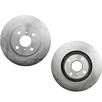 SET-RAY980201R-2 Front Brake Disc, Plain Surface, Solid, 4 Lugs 255.02 mm FWD R-Line Series