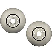 Front Brake Disc, Plain Surface, Vented, 5 Lugs, 334.01 mm, Base, 2.0L 4Cyl, R-Line Series