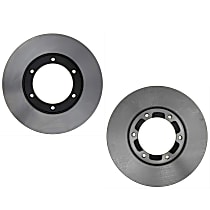 SET-RAY980586-2 Front Brake Disc, Plain Surface, Vented, Specialty Truck, Medium Duty & School Bus Series
