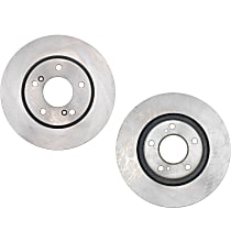 Front Brake Disc, Plain Surface, 5 Lugs, 276.1 mm, FWD, R-Line Series