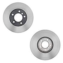 Brake Disc, Plain Surface, Vented, 5 Lugs, 2.5L 6Cyl, R-Line Series