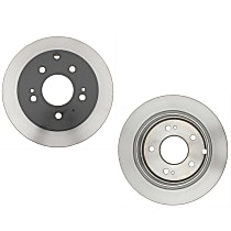 Rear Brake Disc, Plain Surface, Solid, 5 Lugs, 188.98 mm ID and 261.87 mm OD, Specialty Performance Series