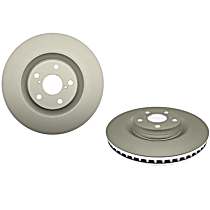 Front Brake Disc, Plain Surface, Vented, 5 Lugs, 334.01 mm, Except F Sport Package, Base, Specialty Performance Series
