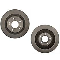 Brake Disc, Plain Surface, Solid, 5 Lugs, 302 mm, 2.0L 4Cyl, R-Line Series