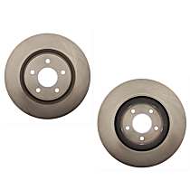 Brake Disc, Plain Surface, Vented, 5 Lugs, 296 mm, 2.5L 4Cyl, R-Line Series
