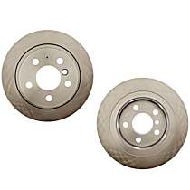 Brake Disc, Plain Surface, Solid, 5 Lugs, 280 mm, S, 2.0L 4Cyl, R-Line Series