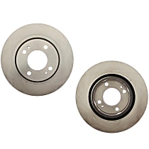 SET-RAY982091R-2 Front Brake Disc, Plain Surface, Vented, 4 Lugs 175 mm ID, 251.2 mm OD R-Line Series