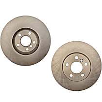 Front Brake Disc, Plain Surface, Vented, 5 Lugs, 306.9 mm, S ALL4, 2.0L 4Cyl, R-Line Series