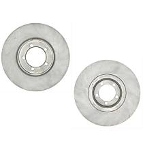 SET-RAY9841R-2 Front Brake Disc, Plain Surface, Solid, 5 Lugs, 279.91 mm,, R-Line Series