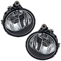 Front, Driver and Passenger Side Fog Lights, With bulb(s), Halogen, For Models With Adaptive Headlights, CAPA CERTIFIED
