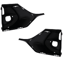 Front, Driver and Passenger Side Fog Light Trim, For Models With Sport Touring Package, Textured Black