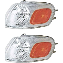 SET-RB1630104 Front, Driver and Passenger Side Turn Signal Light, Without bulb(s)