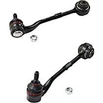 Front, Driver and Passenger Side, Lower, Frontward Control Arms, With Ball Joints, Control Arms Bushings, and Control Arms