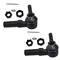 Front, Driver and Passenger Side, Outer Tie Rod Ends