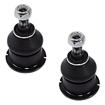 Front, Driver and Passenger Side, Lower, Outer Ball Joints