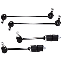 Front and Rear, Driver and Passenger Side Sway Bar Link, For Models With Performance Package