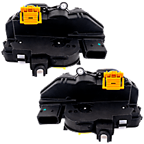 Front, Driver and Passenger Side Door Lock Actuators, Metal and Plastic Material