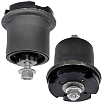 SET-RB523073 Trailing Arm Bushing - Black, Rubber and Steel, Direct Fit, Set of 2
