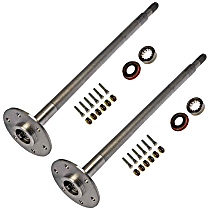 Rear, Driver and Passenger Side Axle Shaft, With 8.5 In. Ring Gear or With 8.62 In. Ring Gear, 4WD