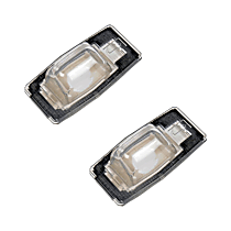 SET-RB68177-2 License Plate Light Lens - Direct Fit, Set of 2