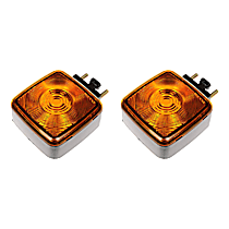 SET-RB69997-2 Front, Driver and Passenger Side Turn Signal Light, With bulb(s)