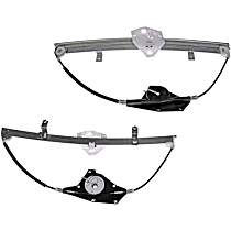 SET-RB740808 Front, Driver and Passenger Side OE Solutions Series Power Window Regulator, Without Motor