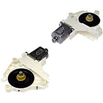 Rear, Driver and Passenger Side Window Motor, New, OE Solutions Series - Rear, Driver and Passenger Side