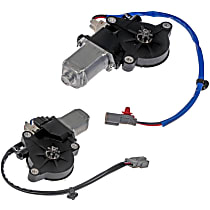 SET-RB742848 Front, Driver and Passenger Side Window Motor, New, OE Solutions Series