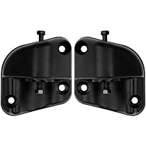 SET-RB9245105 Mirror Hardware - Black, Plastic and Metal Material, Direct Fit, Set of 2