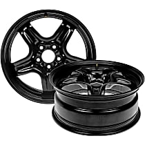 SET-RB939101-2 Steel Black Wheel - 17 in. X 7 in., 5 x 4.33 in. Bolt Pattern