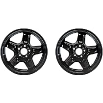 SET-RB939103-2 Steel Black Wheel, 17 in. X 7.5 in., 5 x 4.5 in. Bolt Pattern