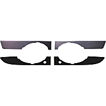 Front, Driver and Passenger Side, Upper and Lower Fog Light Trim, mfrbodycodename : B7, 3rd Generation, For Models With Fog Light Holes