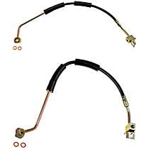 Brake Line, Metal and Rubber, First Stop Series